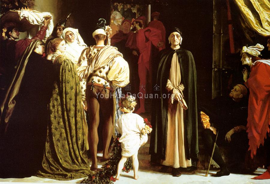 Dante in Exile - 弗雷德里克·莱顿爵士